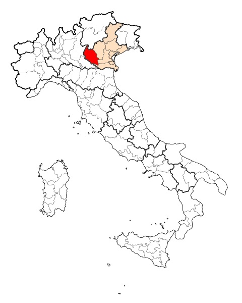 Map Province of Verona