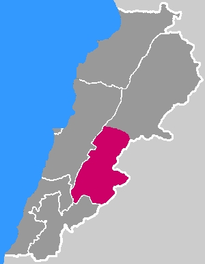 Map Lebanon