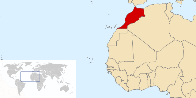 Map Morocco