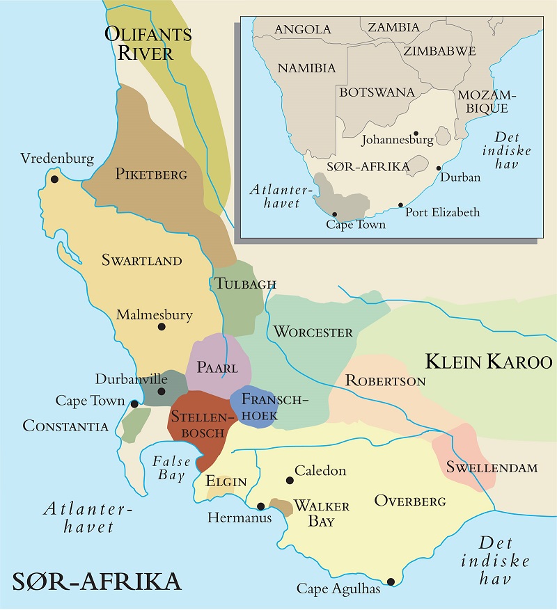 South African wine regions