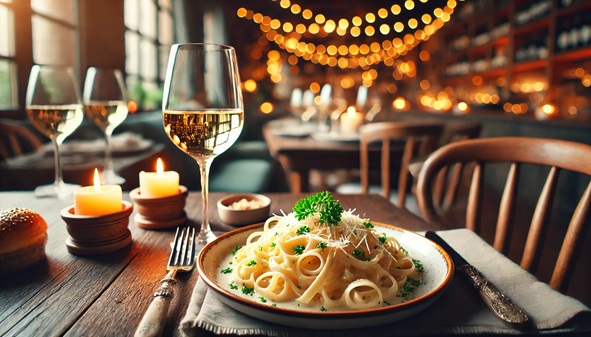 Pasta and Red Wine