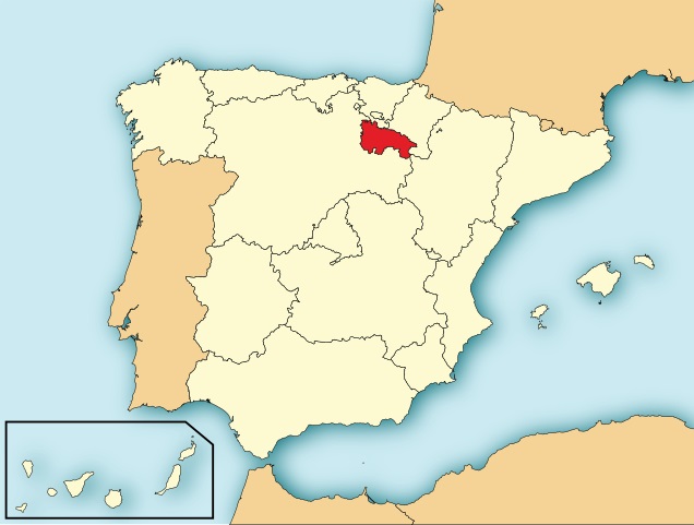 Localización de La Rioja