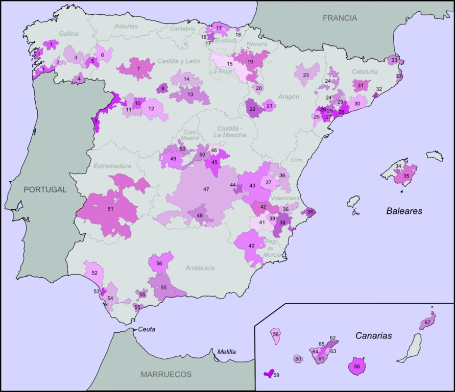 Vinos DO de España