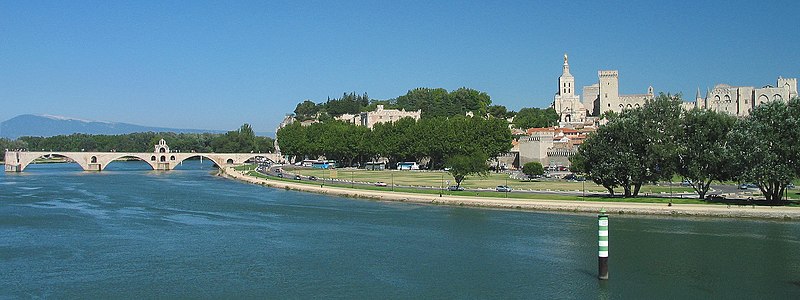 The Rhône at Avignon