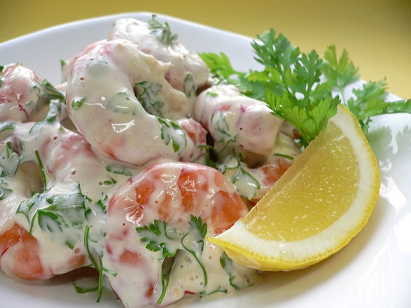 Shrimp in Mayonnaise