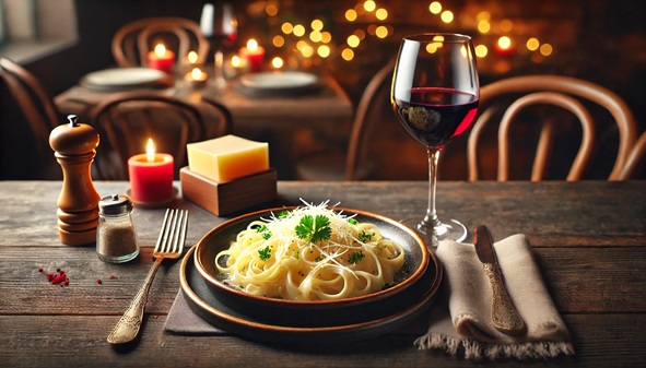 Pasta and Red Wine